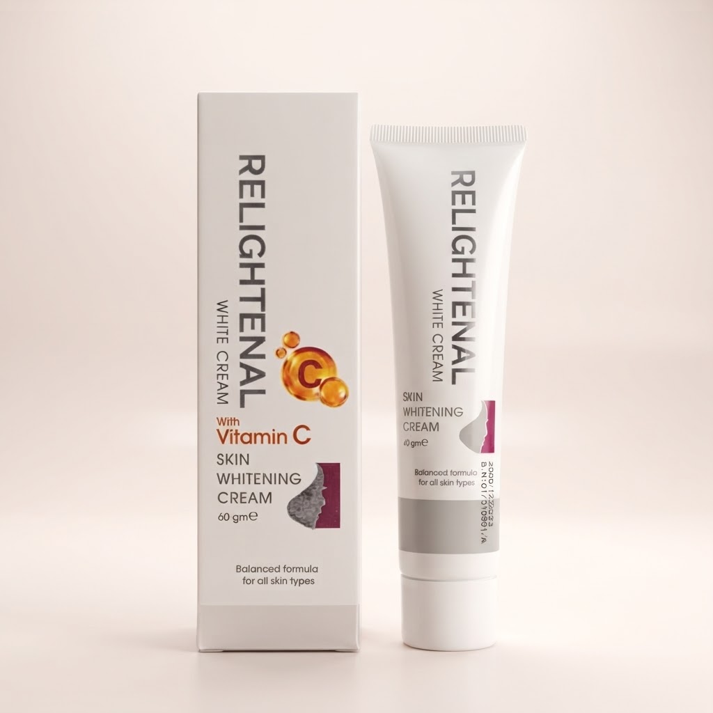 Relightenal Skin Whitening Cream with Vitamin C - 60 gm